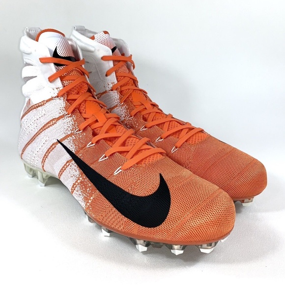 Nike Untouchable 3 Elite Football Cleats AO3006 118 White/Orange Men's
